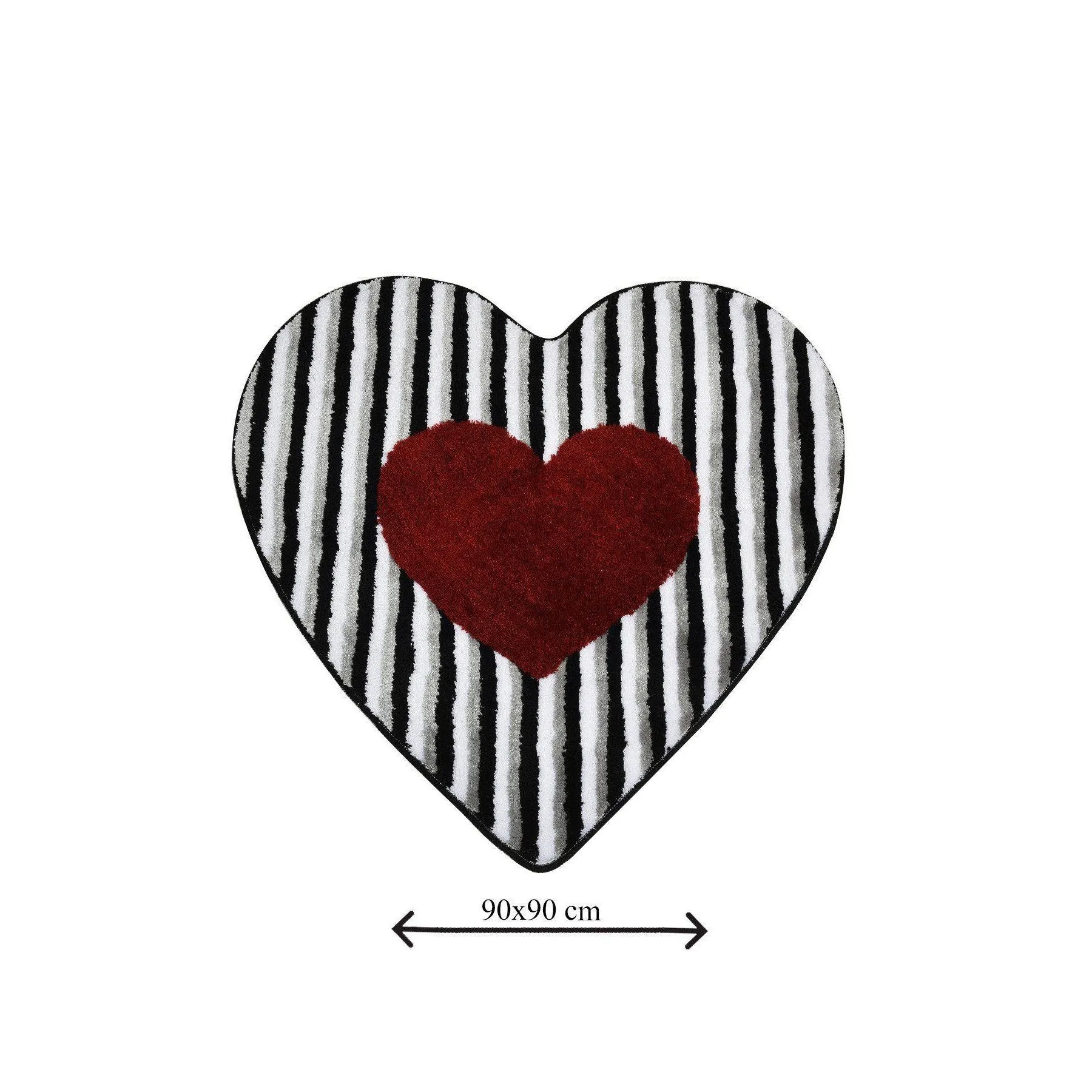 Heart Line (90)  Bath Mat