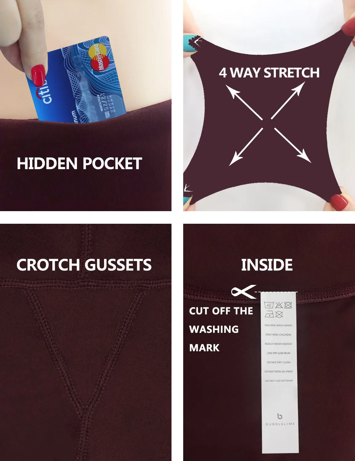 High Waist Golf Pants mahoganymaroon_Golf