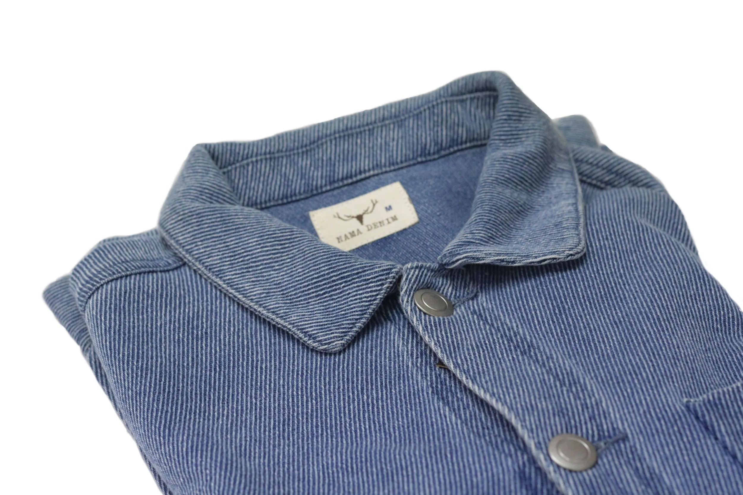INDIGO FRENCH TWILL COVERALL (VINTAGE WASH)