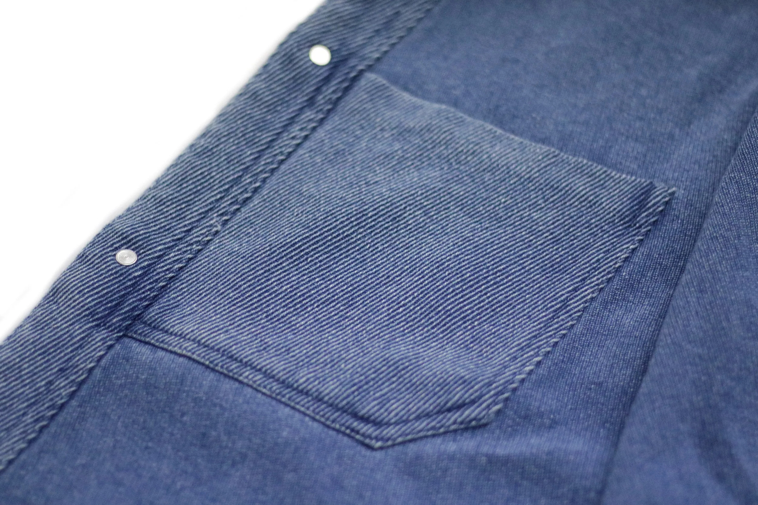 INDIGO FRENCH TWILL COVERALL (VINTAGE WASH)
