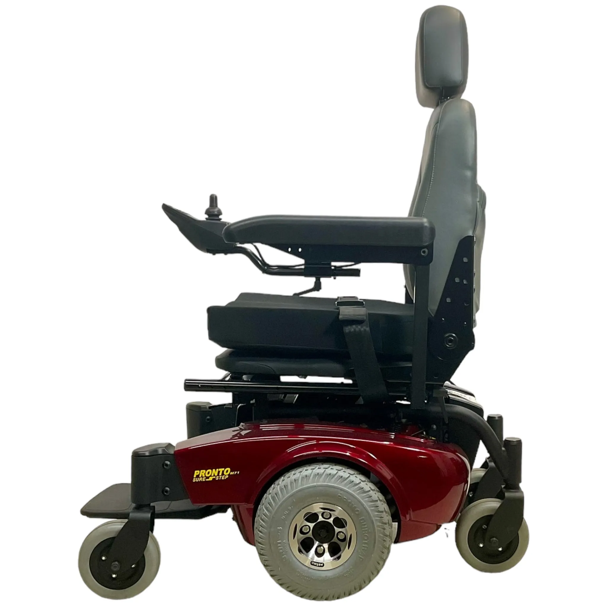 Invacare Pronto M71 Power Chair with SureStep | 16 x 16 inch Seat | Foldable Seat