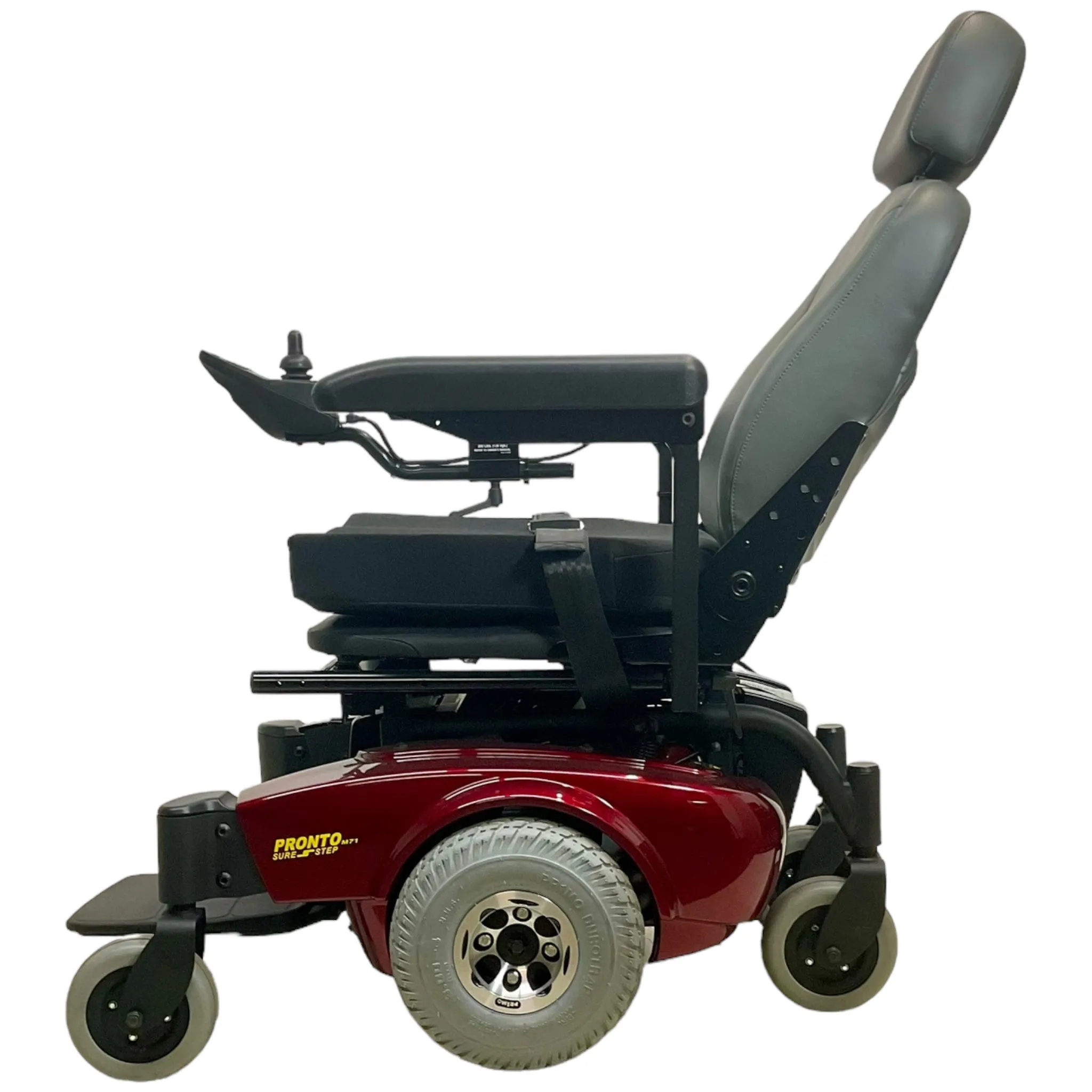 Invacare Pronto M71 Power Chair with SureStep | 16 x 16 inch Seat | Foldable Seat