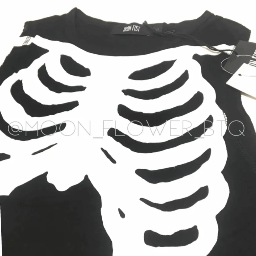 Iron Fist Bone In Skeleton Trapeze Tank Dress
