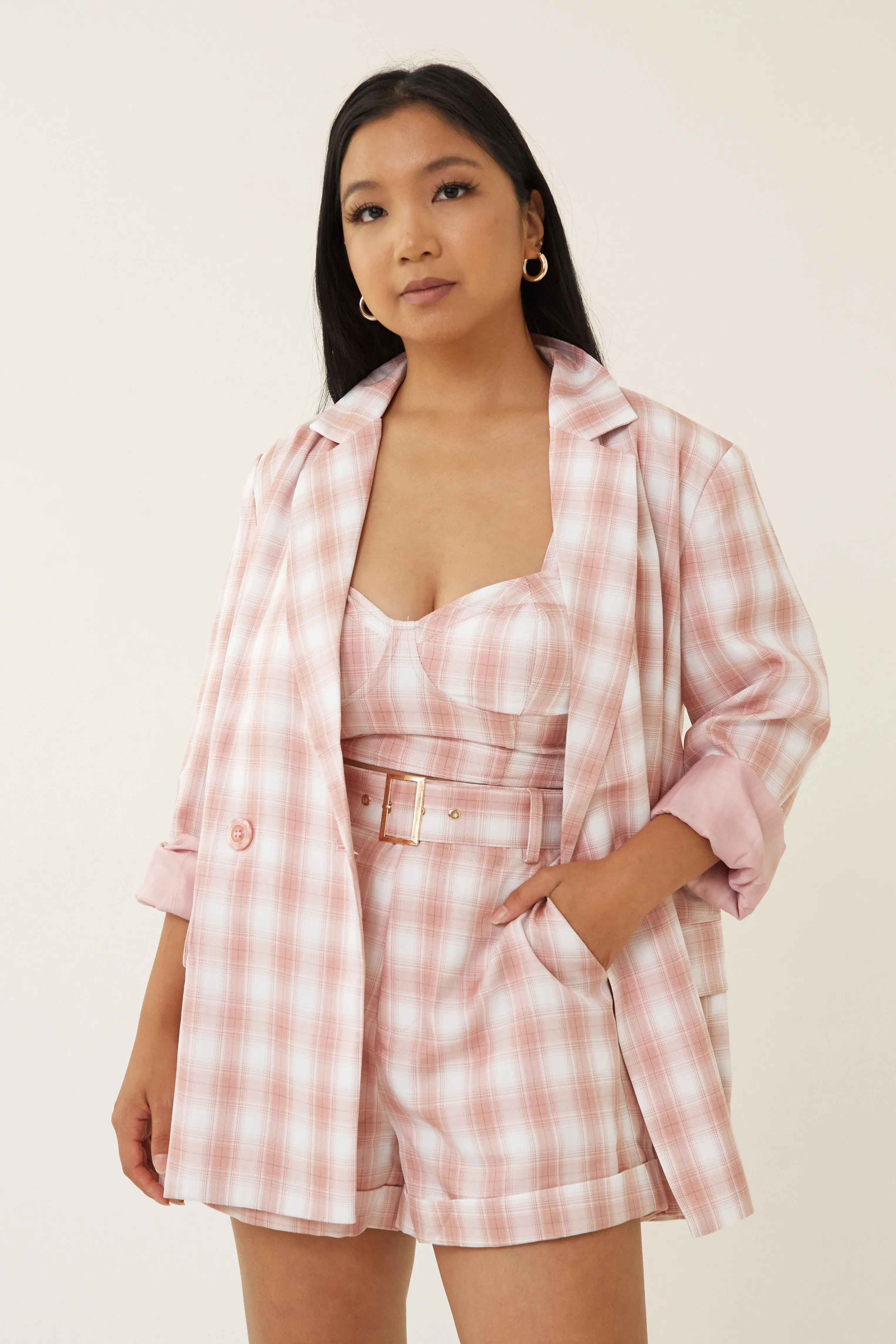 It Girl Blazer - Pink