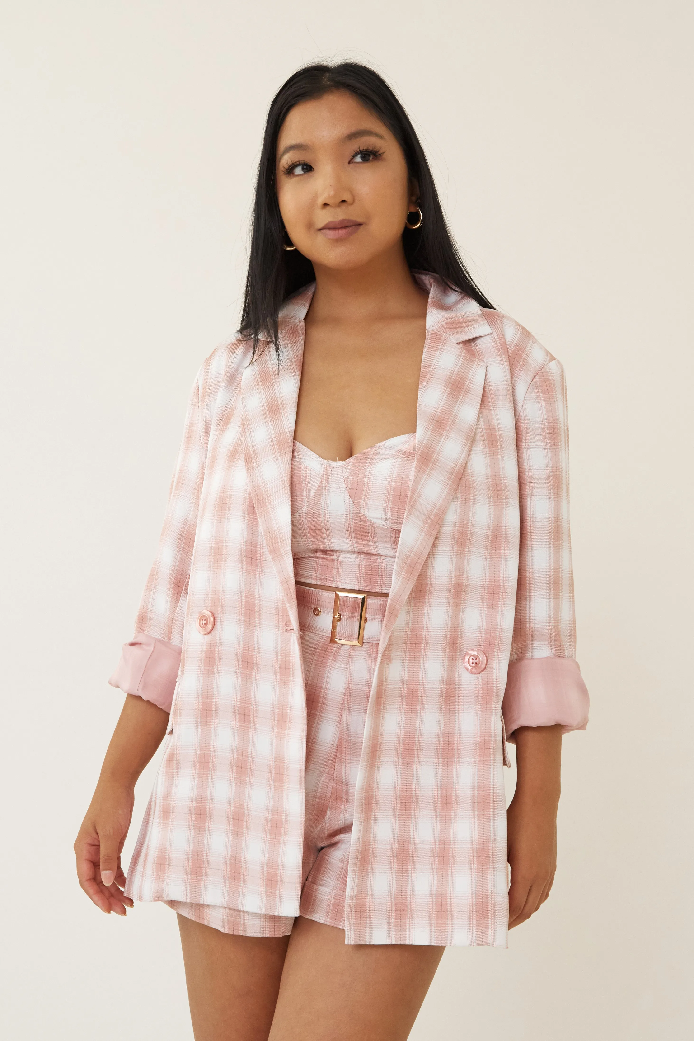 It Girl Blazer - Pink
