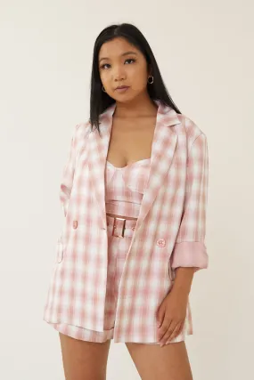 It Girl Blazer - Pink