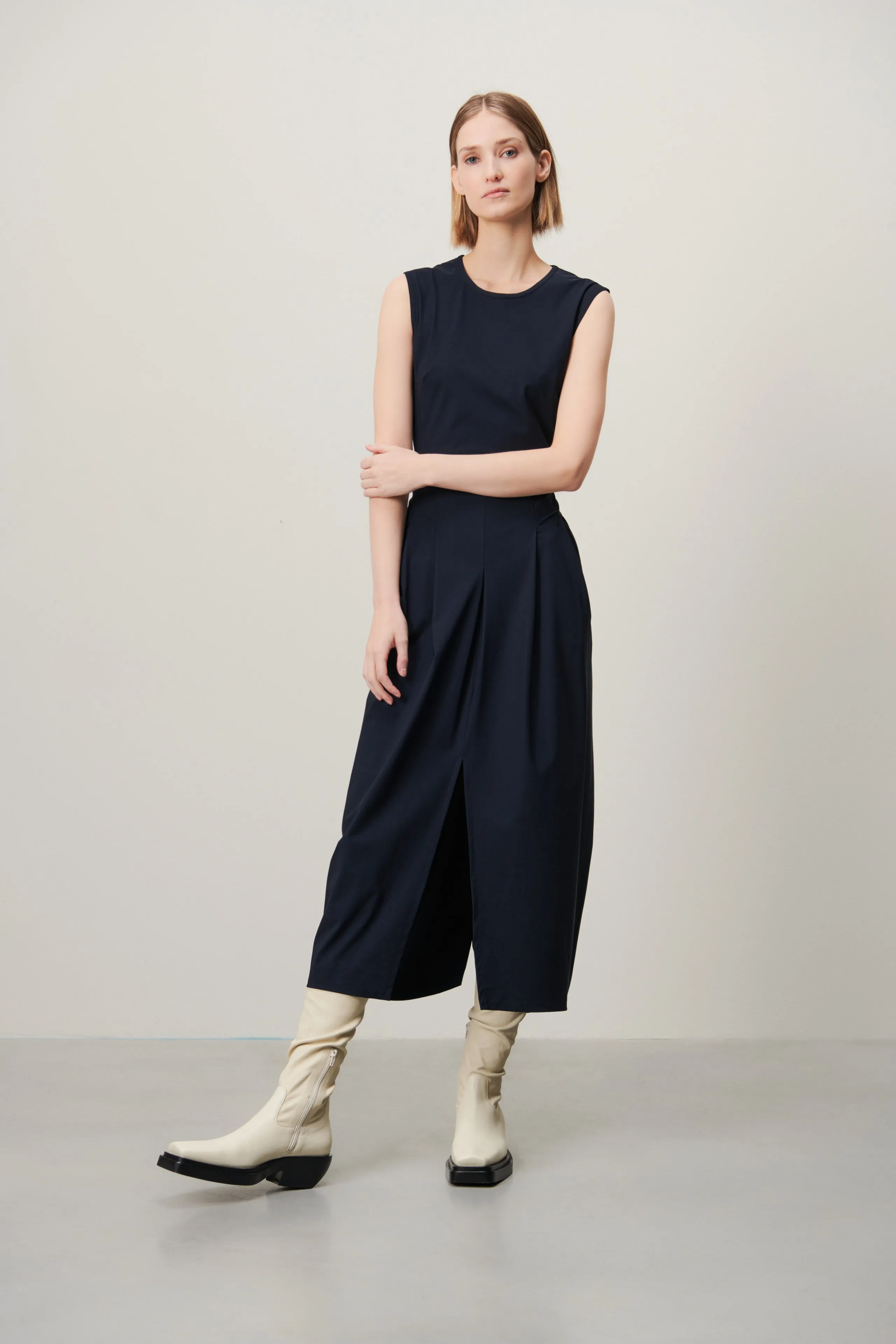Jackie Dress Technical Jersey | Blue
