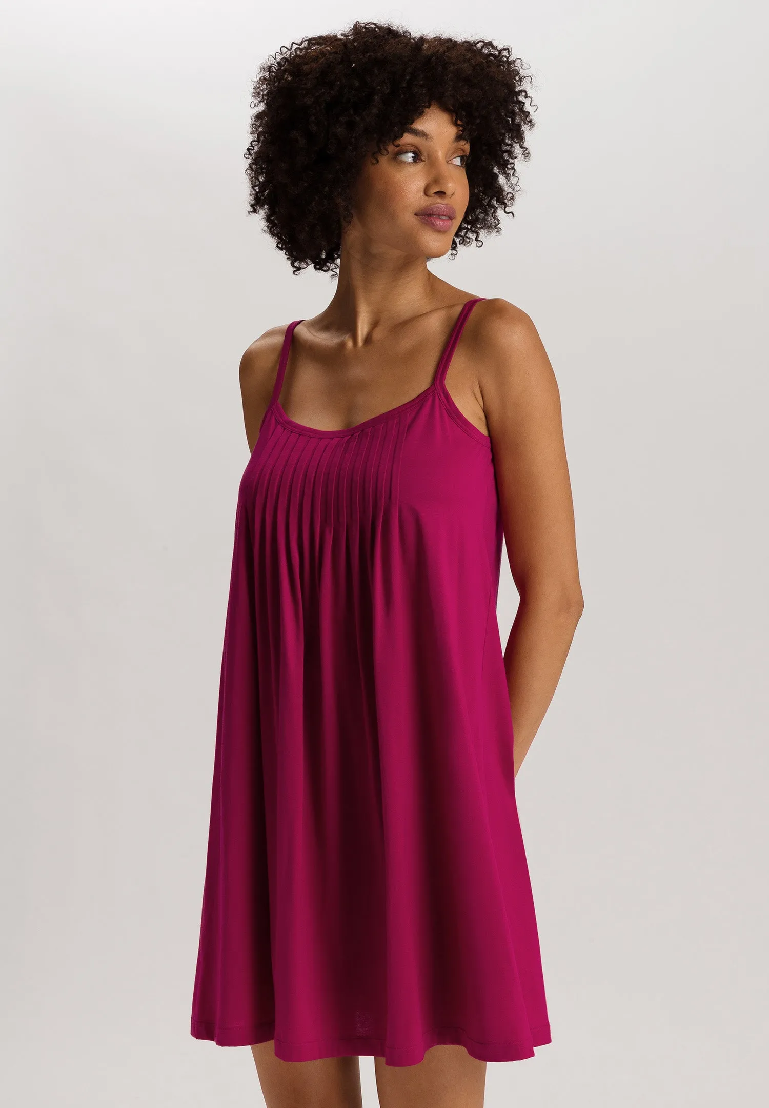 Juliet Pleated Cotton Babydoll | Rose Pink 77747-2490