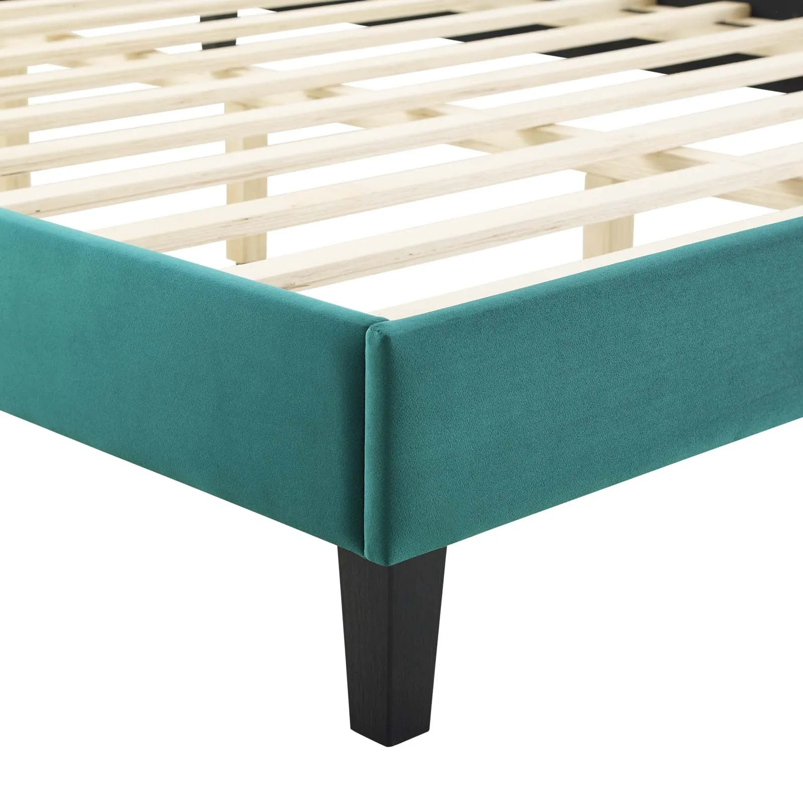 Juniper Channel Tufted Performance Velvet  Platform Bed