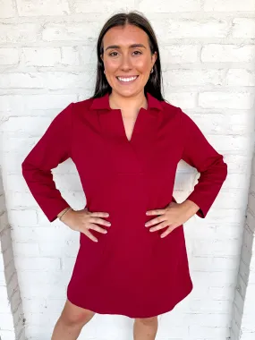 Just You Wait Rust Dress