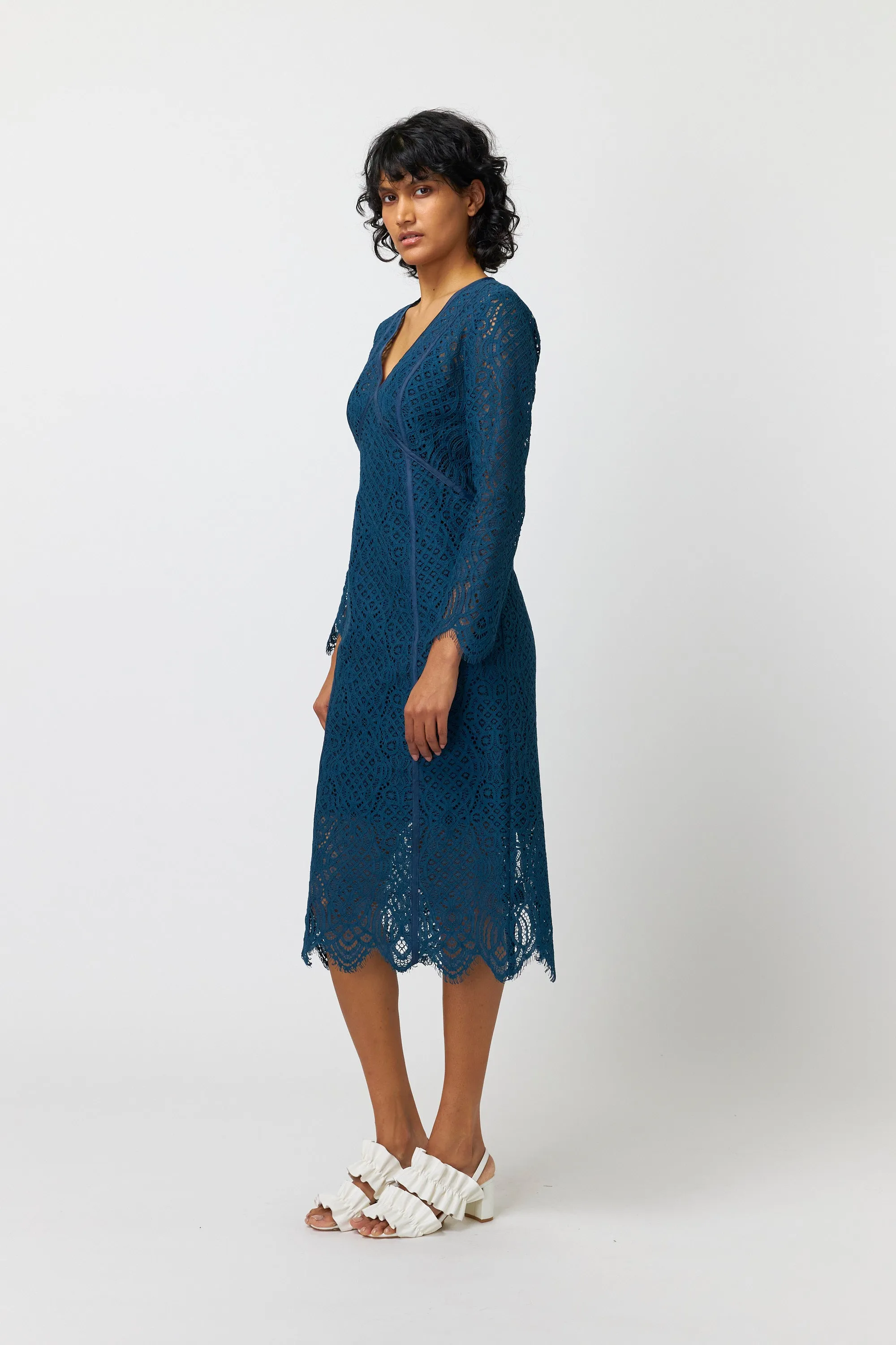 Kate Sylvester Hannah Dress - Lace - Teal
