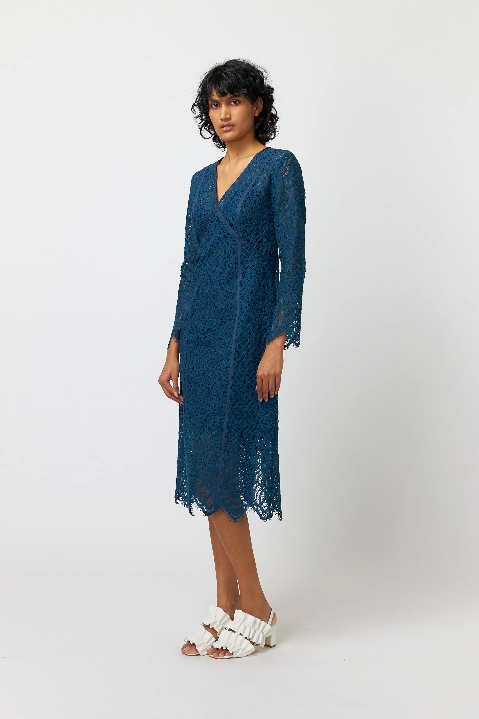 Kate Sylvester Hannah Dress - Lace - Teal