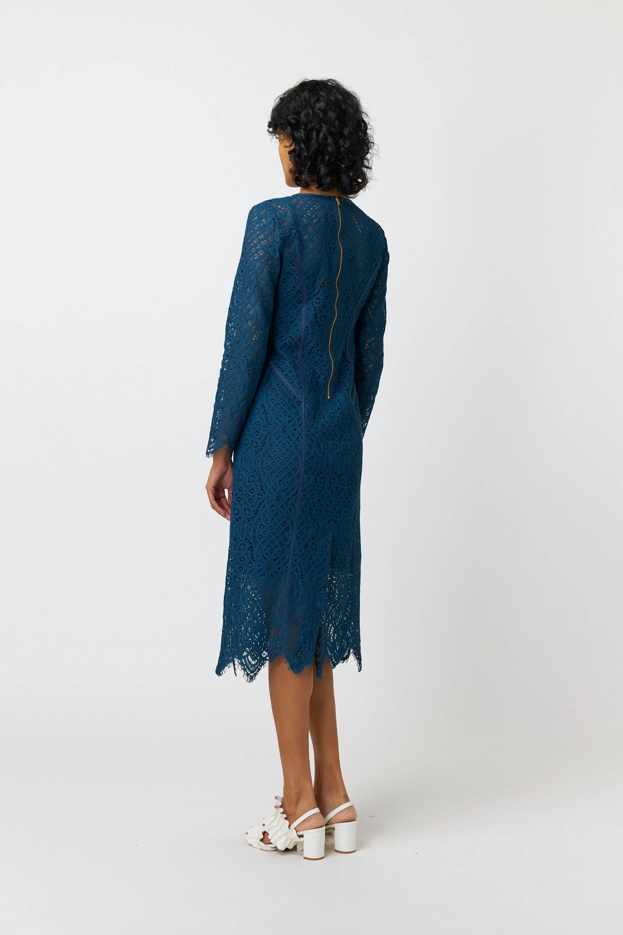 Kate Sylvester Hannah Dress - Lace - Teal