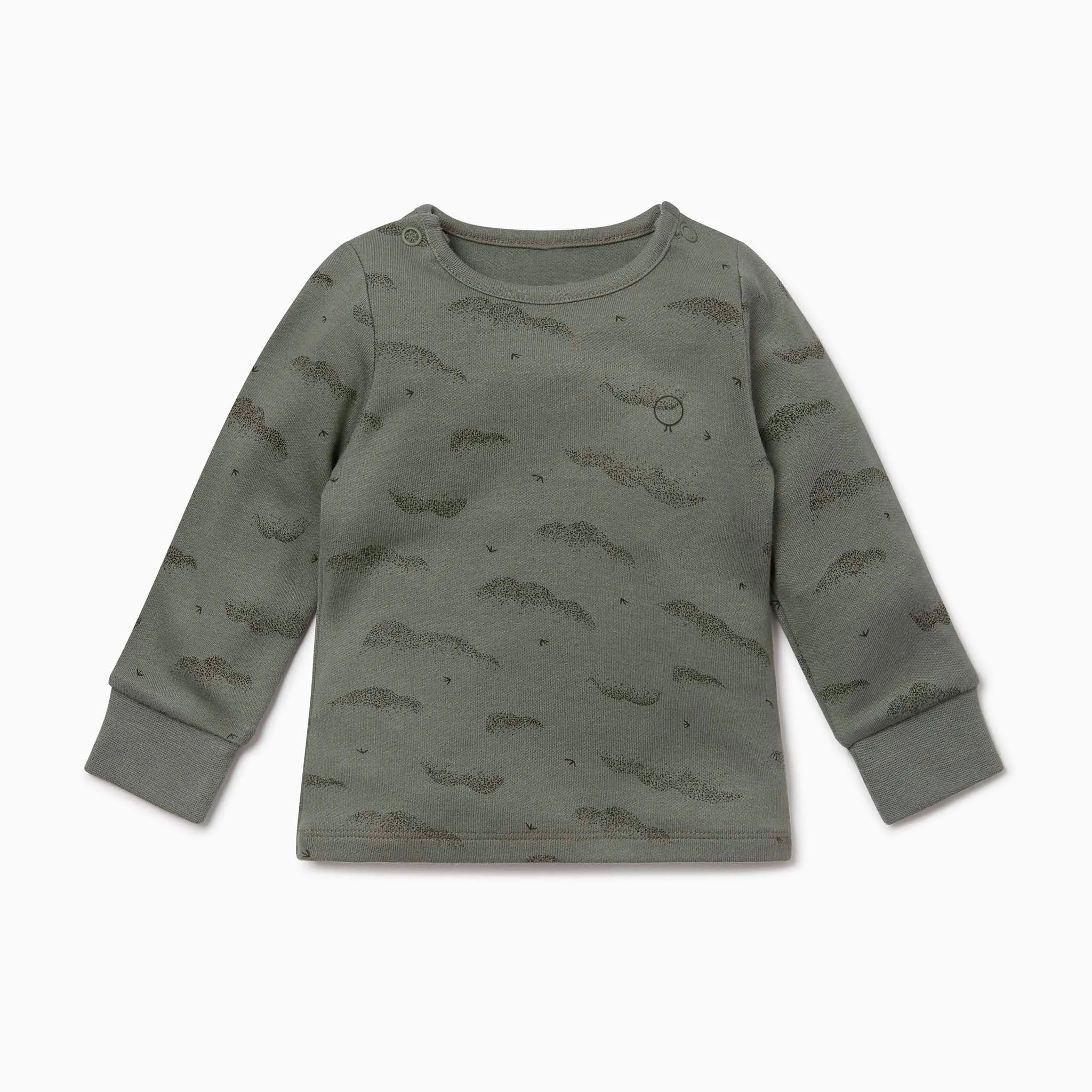 Khaki Cloud Long Sleeve T-Shirt & Leggings Set