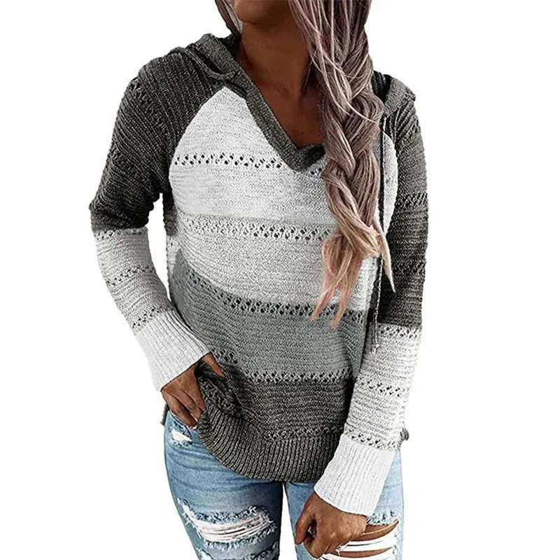 Knitted jumper with hood - quality and style