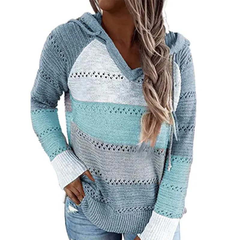 Knitted jumper with hood - quality and style