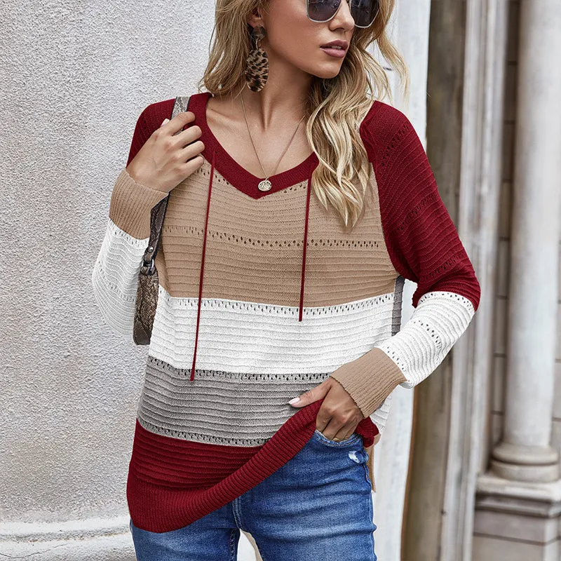 Knitted jumper with hood - quality and style
