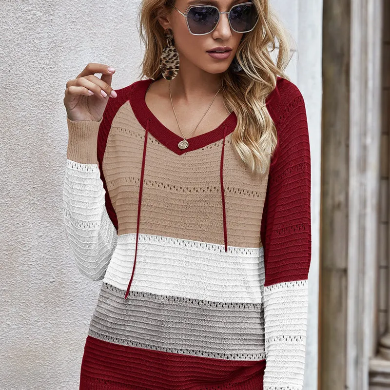 Knitted jumper with hood - quality and style