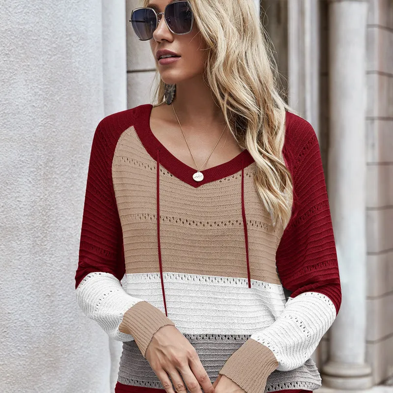 Knitted jumper with hood - quality and style