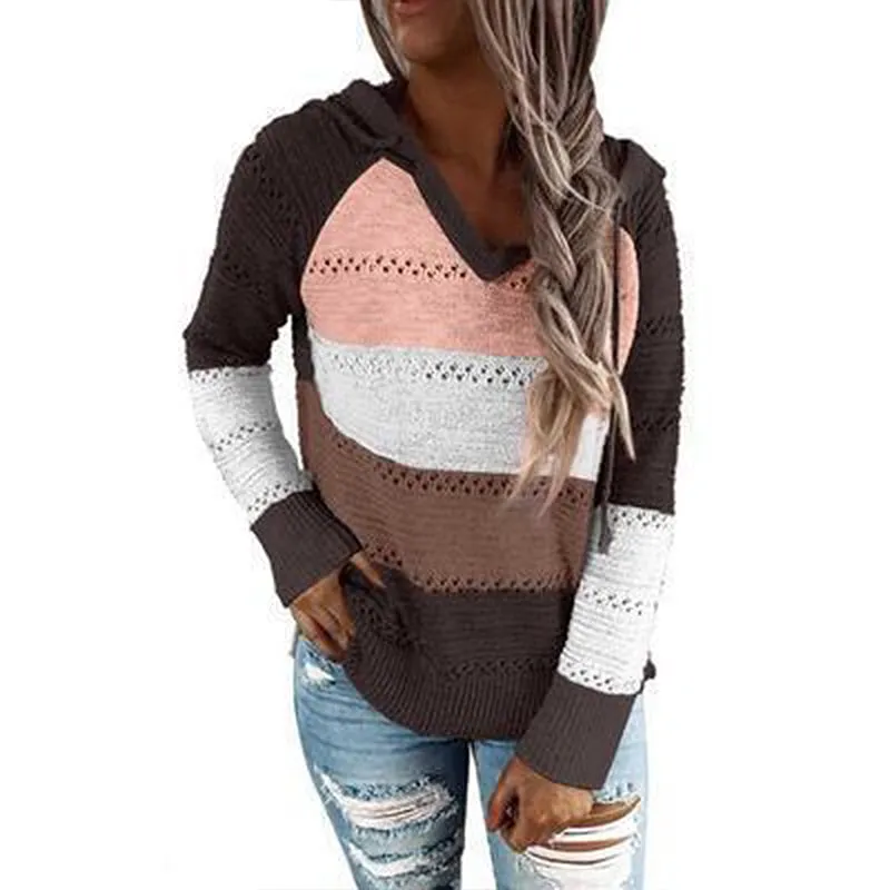 Knitted jumper with hood - quality and style