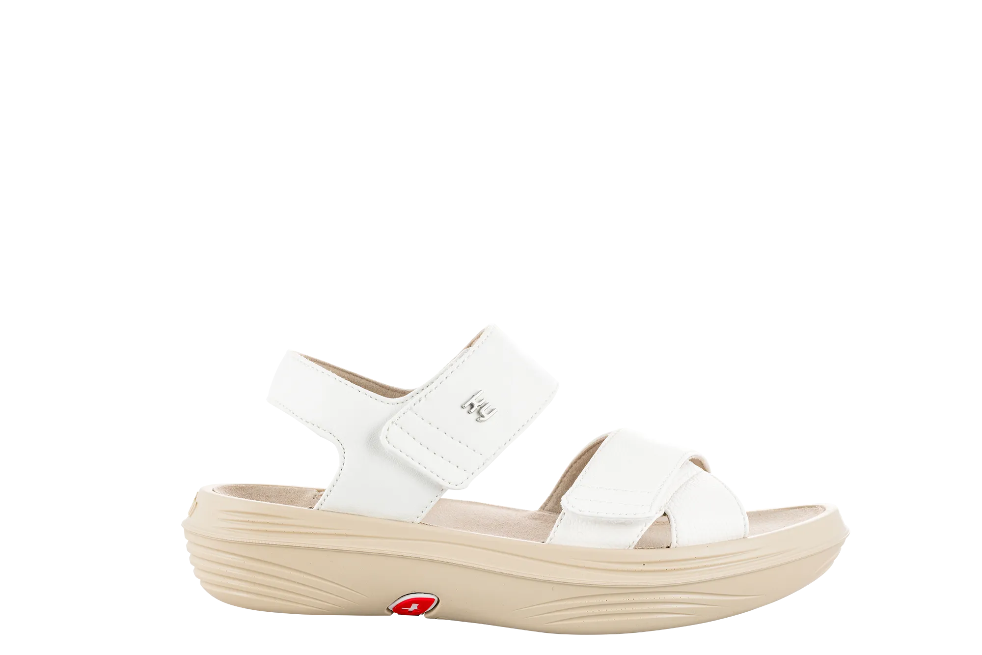 kybun Women's Melano White Sandal