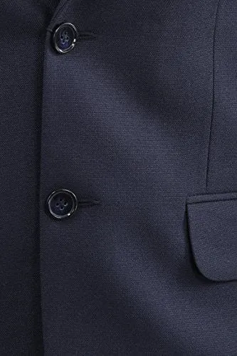 La MODE Men Black &amp; Blue Blazer (36, BLUE)