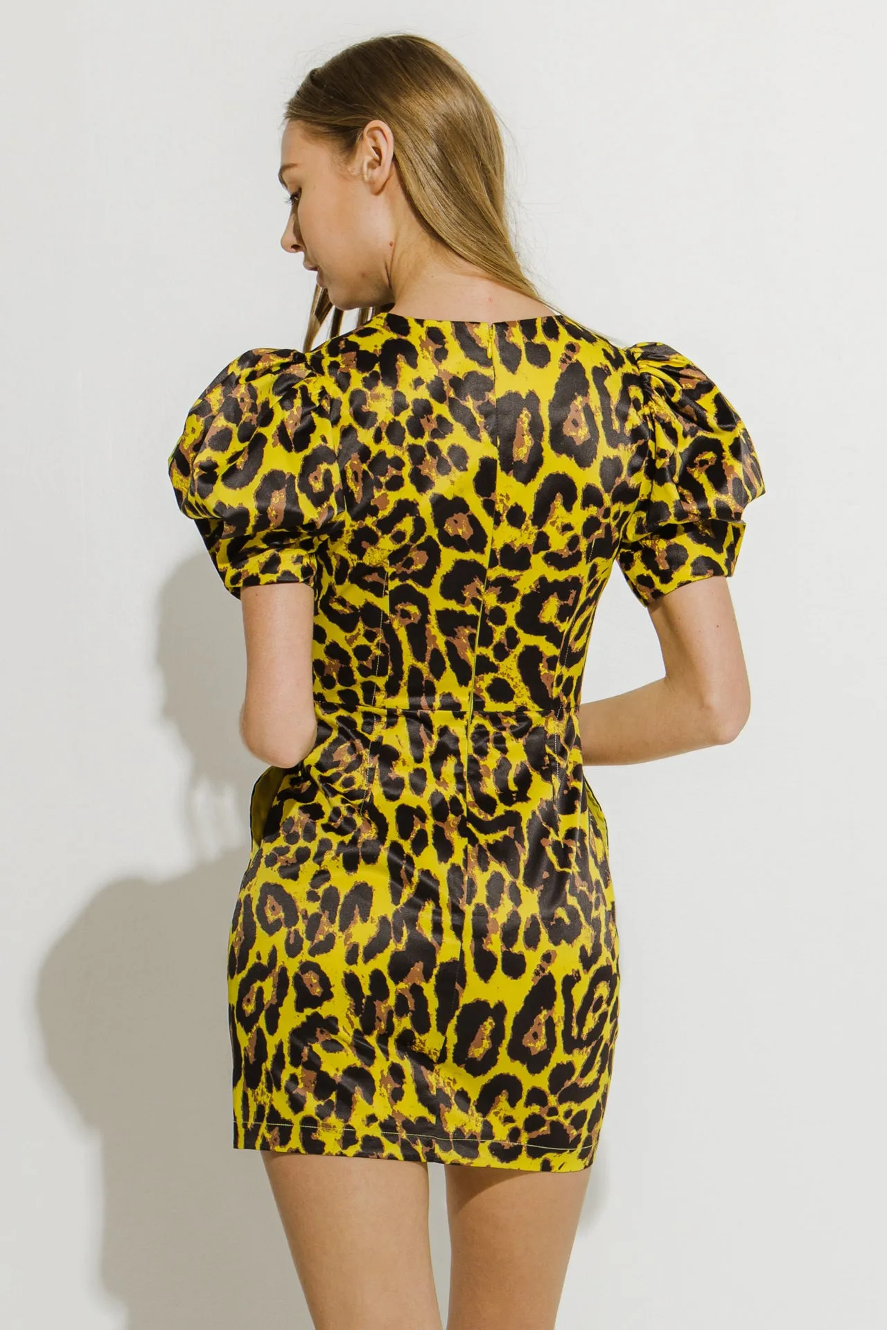 Leopard Print Mini Dress