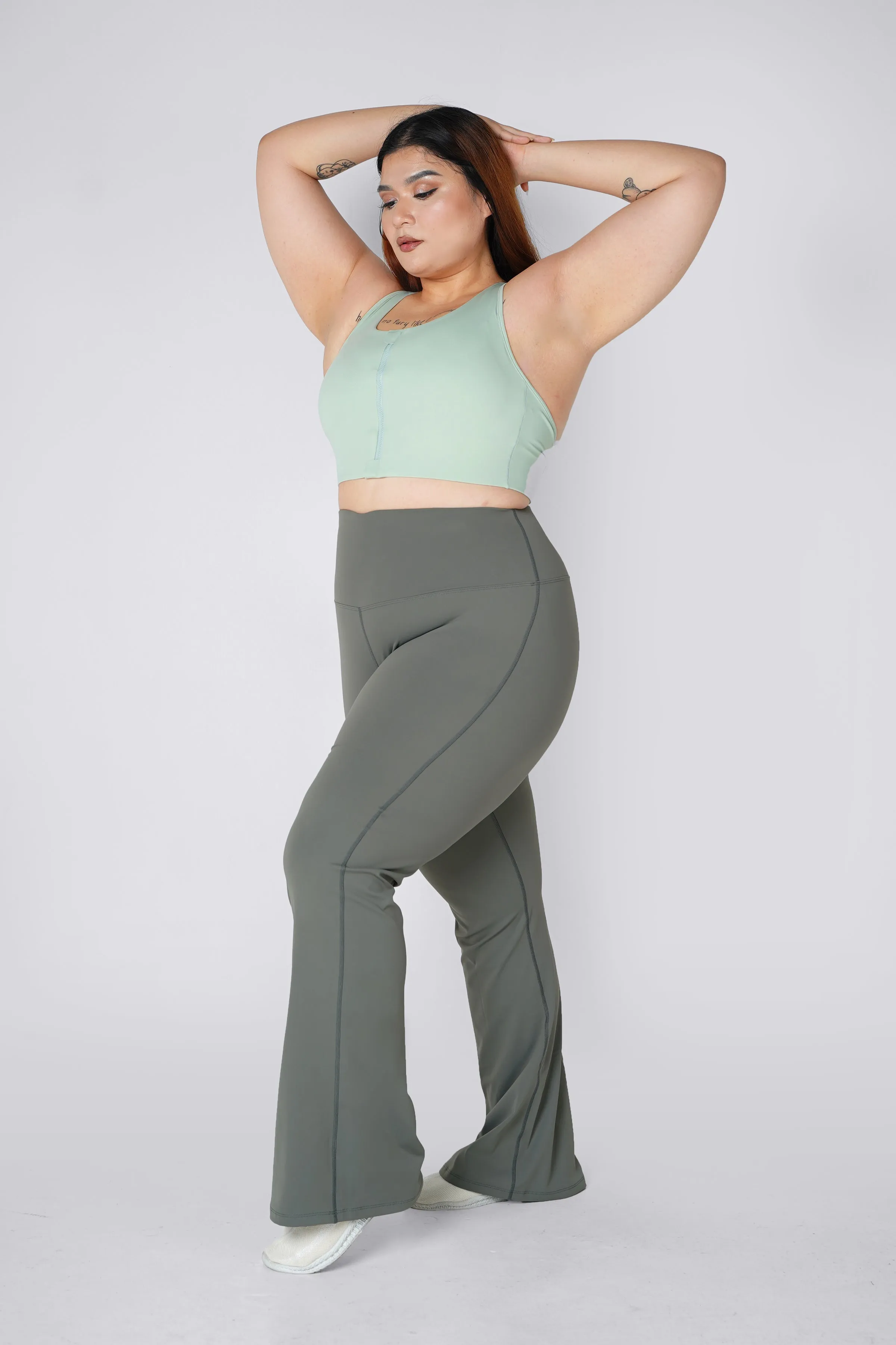 Level Up High-Waist Flare Pants