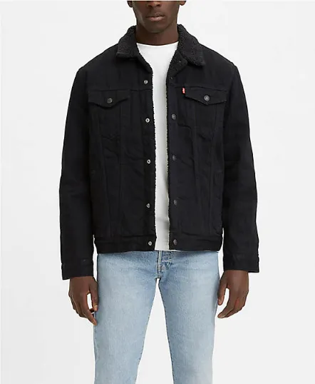 LEVI'S® MEN'S TYPE 3 SHERPA TRUCKER JACKET - BERK