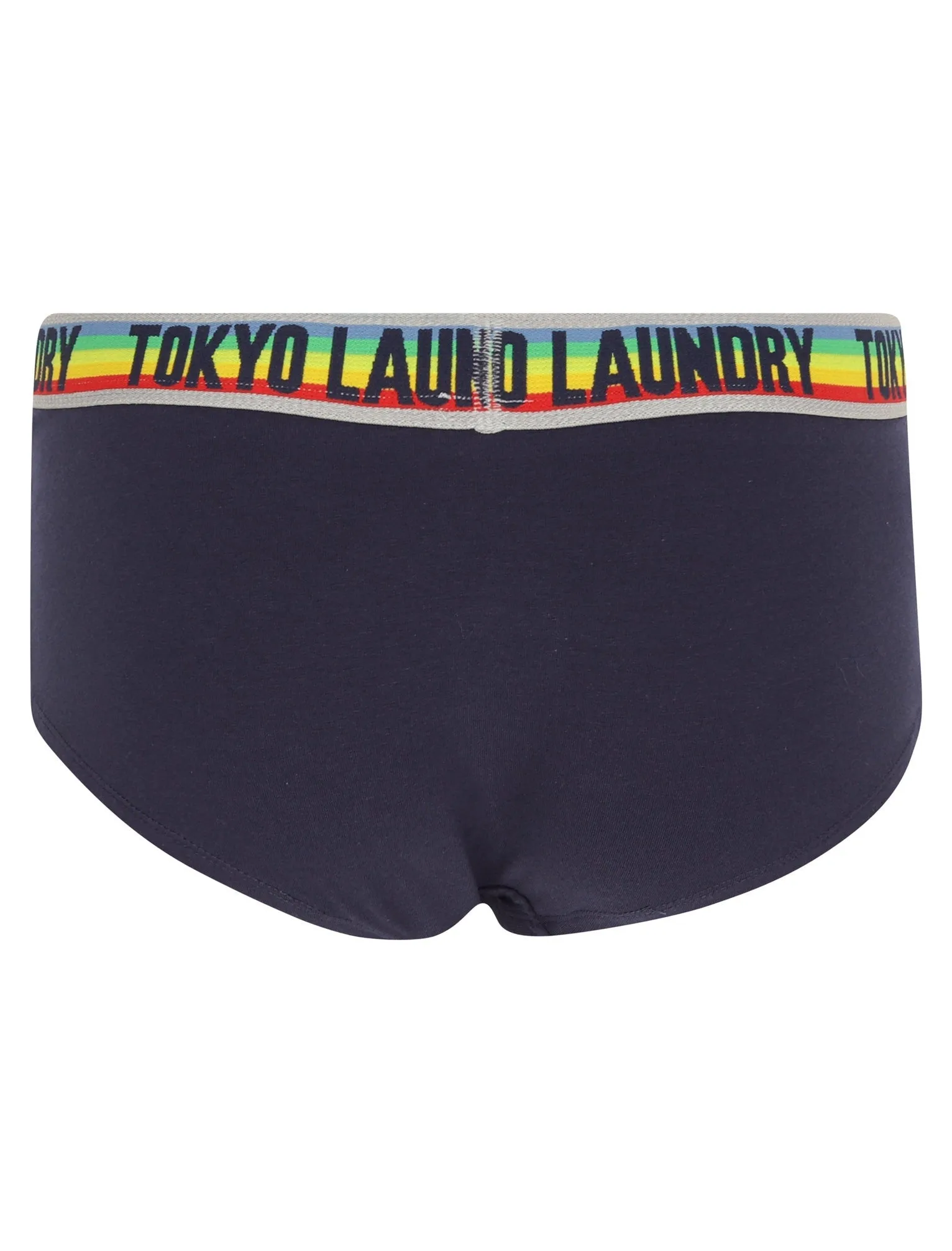 Lilly (3 Pack) Bright Assorted Hipster Briefs In Tomato / Silver Lake Blue / Peacoat - Tokyo Laundry