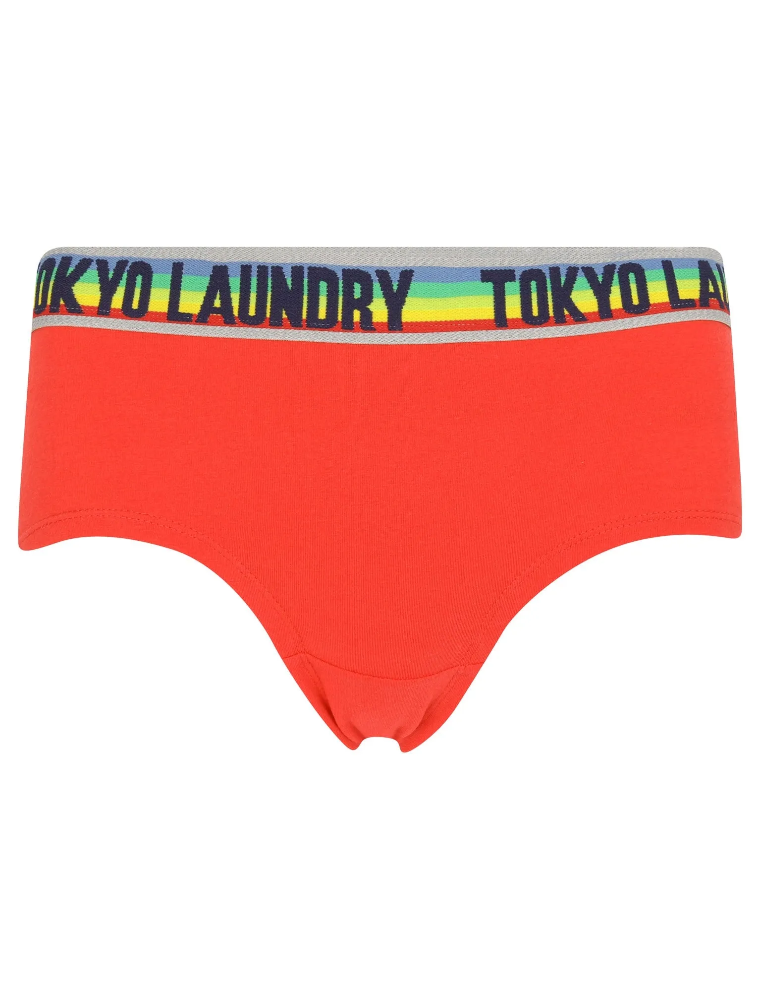 Lilly (3 Pack) Bright Assorted Hipster Briefs In Tomato / Silver Lake Blue / Peacoat - Tokyo Laundry