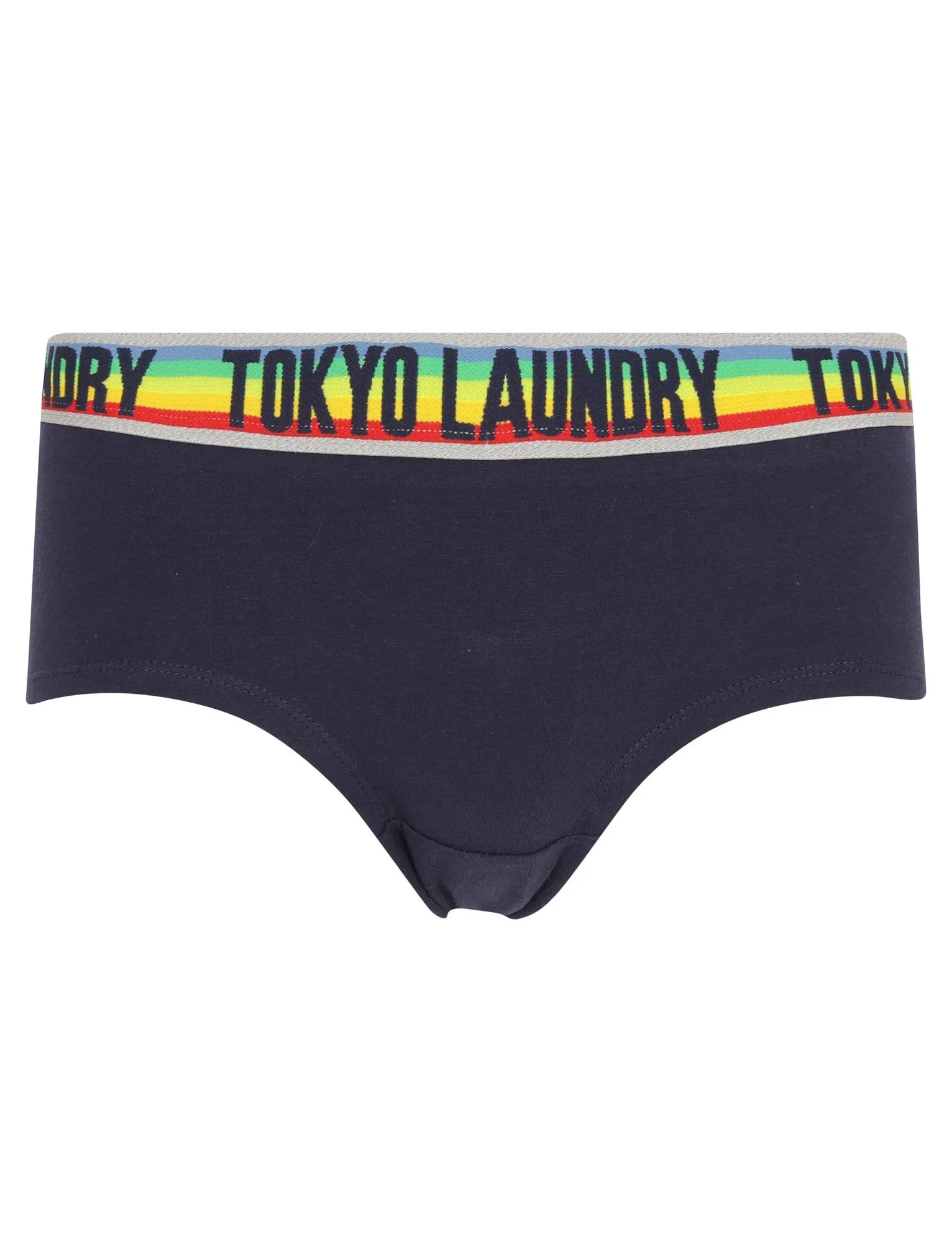 Lilly (3 Pack) Bright Assorted Hipster Briefs In Tomato / Silver Lake Blue / Peacoat - Tokyo Laundry