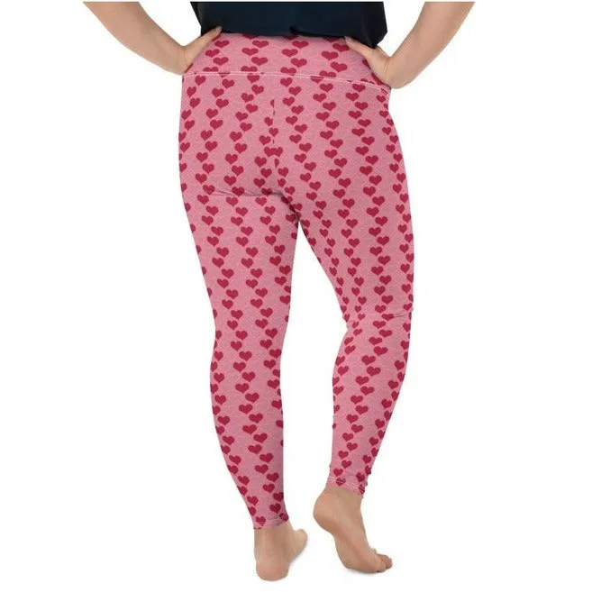 Lots of Hearts Plus Size Leggings