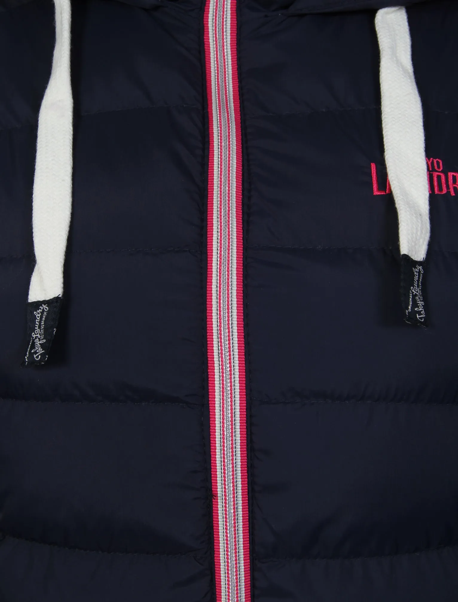 Lottie Fleece Lined Gilet In Peacoat and Bright Rose - Tokyo Laundry