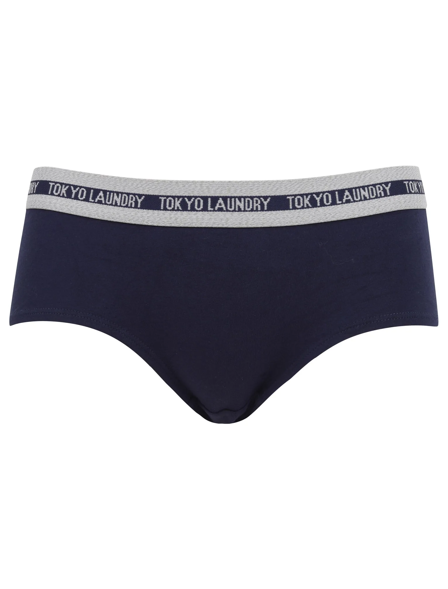 Lou 2 (5 Pack) Assorted Hipster Briefs In Peacoat / Pink Nectar / Light Grey Marl - Tokyo Laundry