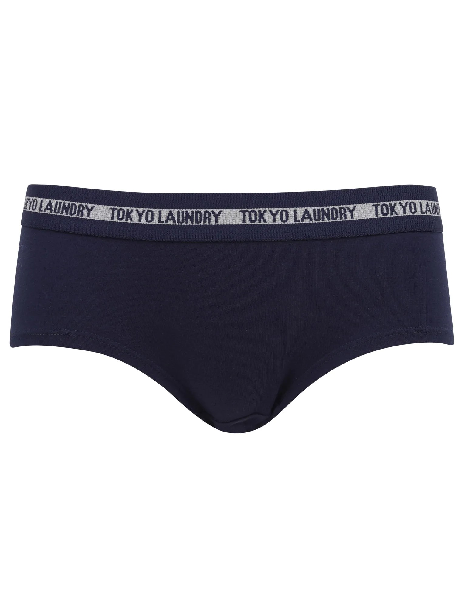 Lou 2 (5 Pack) Assorted Hipster Briefs In Peacoat / Pink Nectar / Light Grey Marl - Tokyo Laundry