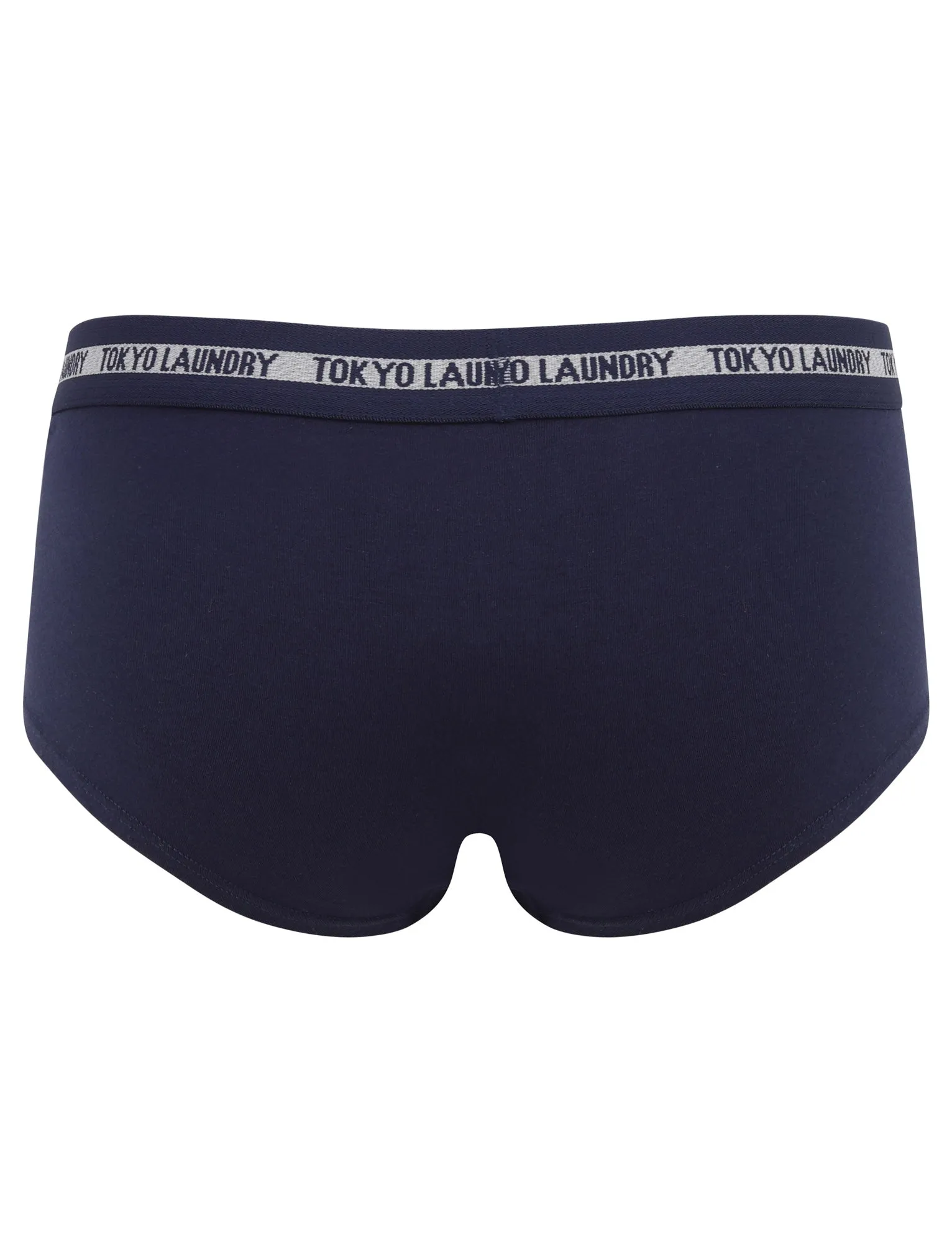 Lou 2 (5 Pack) Assorted Hipster Briefs In Peacoat / Pink Nectar / Light Grey Marl - Tokyo Laundry