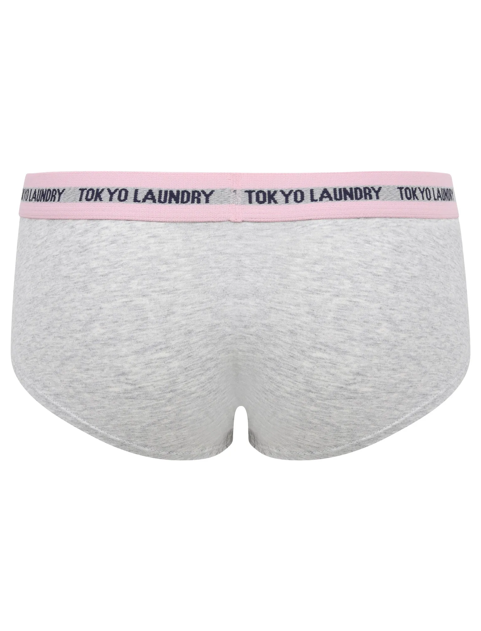 Lou 2 (5 Pack) Assorted Hipster Briefs In Peacoat / Pink Nectar / Light Grey Marl - Tokyo Laundry