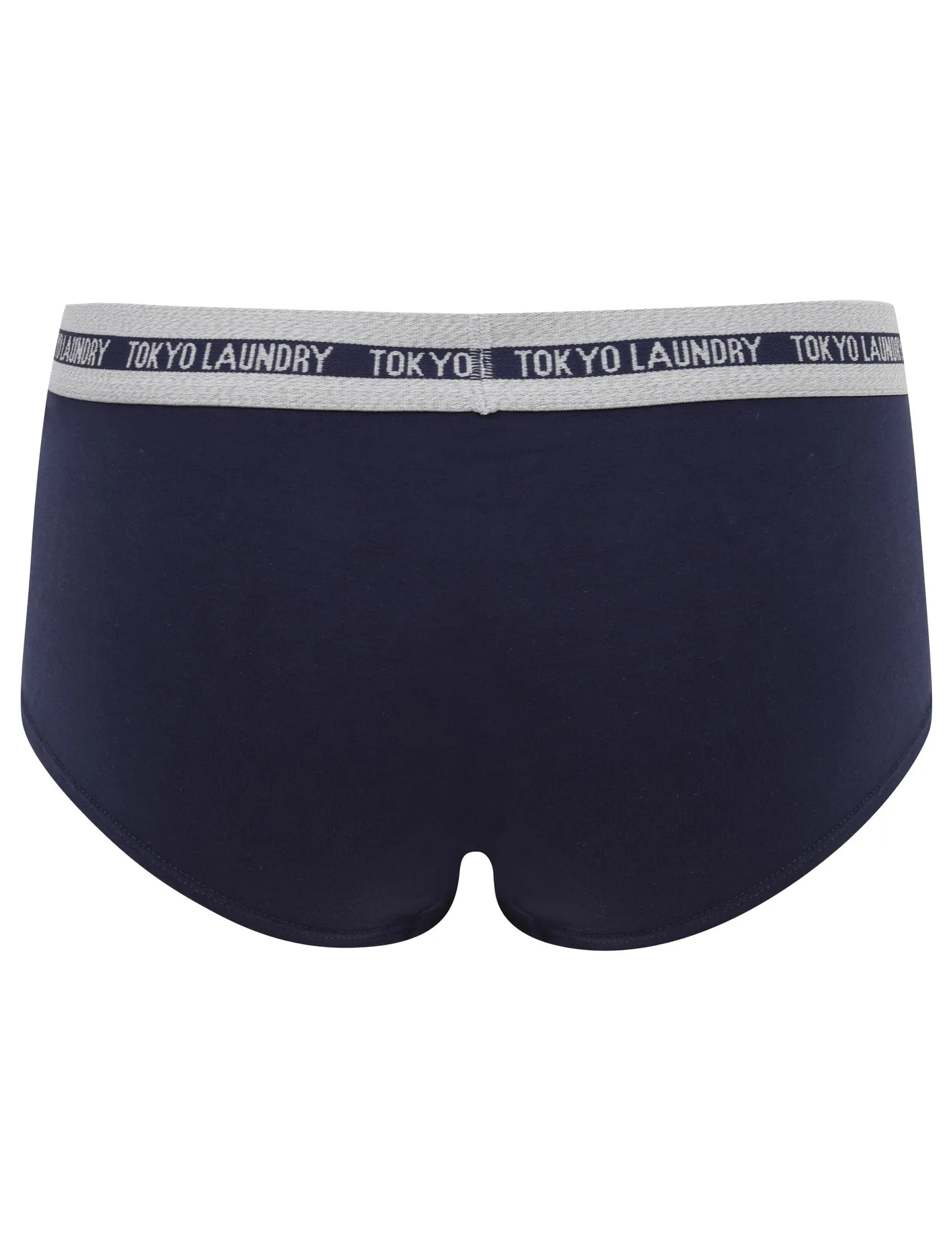 Lou 2 (5 Pack) Assorted Hipster Briefs In Peacoat / Pink Nectar / Light Grey Marl - Tokyo Laundry