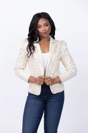 Love Token Jensen Blazer in Champagne