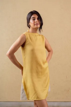 Lush Reversible Dress - Mustard - Hemp Tencel
