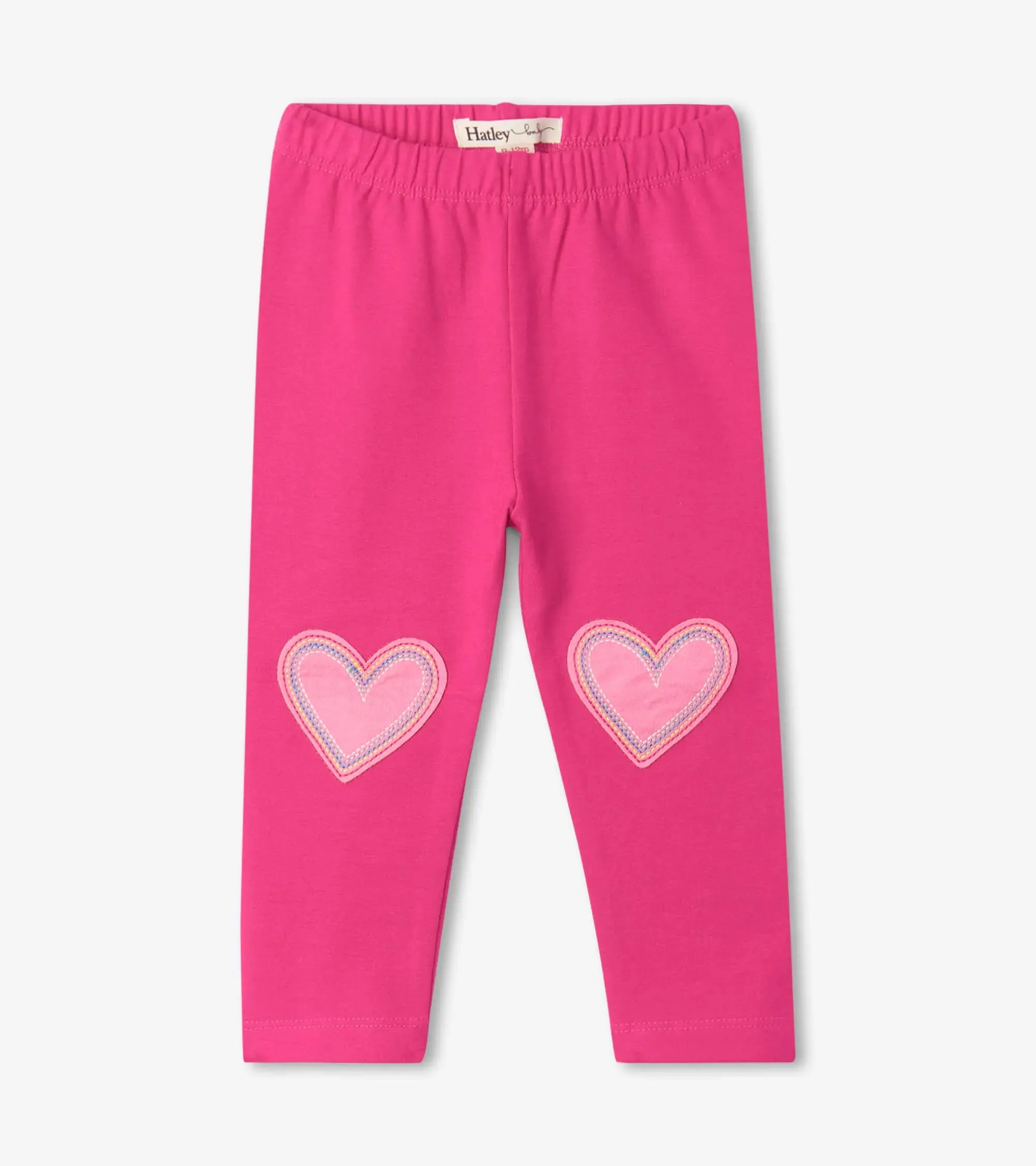 Magenta Hearts Baby Leggings | Hatley