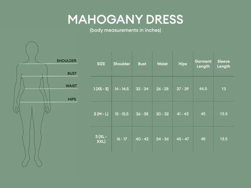 Mahogany Kimono Dress - Sage Green