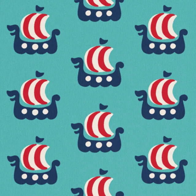 Maxomorra Overall Rompersuit VIKING SHIP