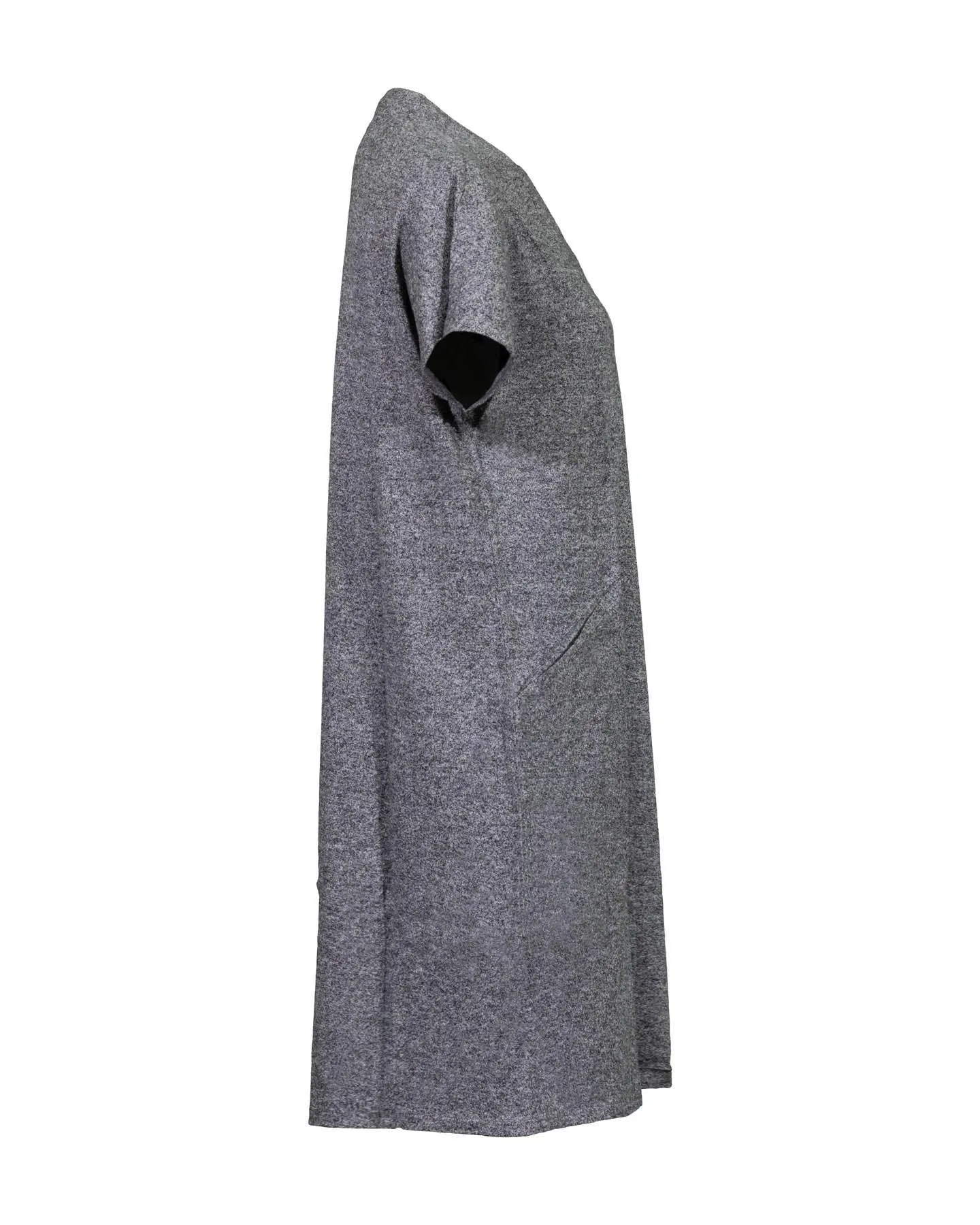 Melange V-Neck Dress