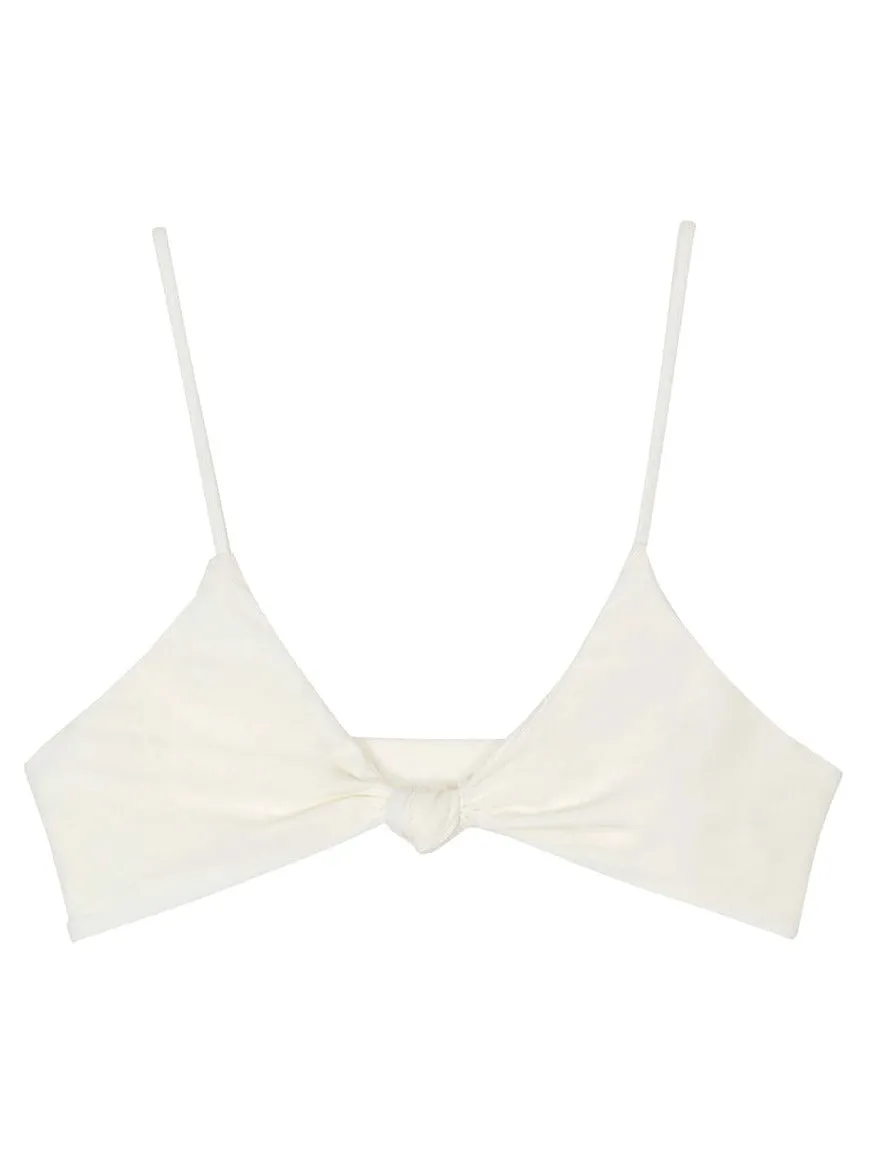 Mikoh: Kaloko 2 Knot Front Bikini Top - XS, Last One!