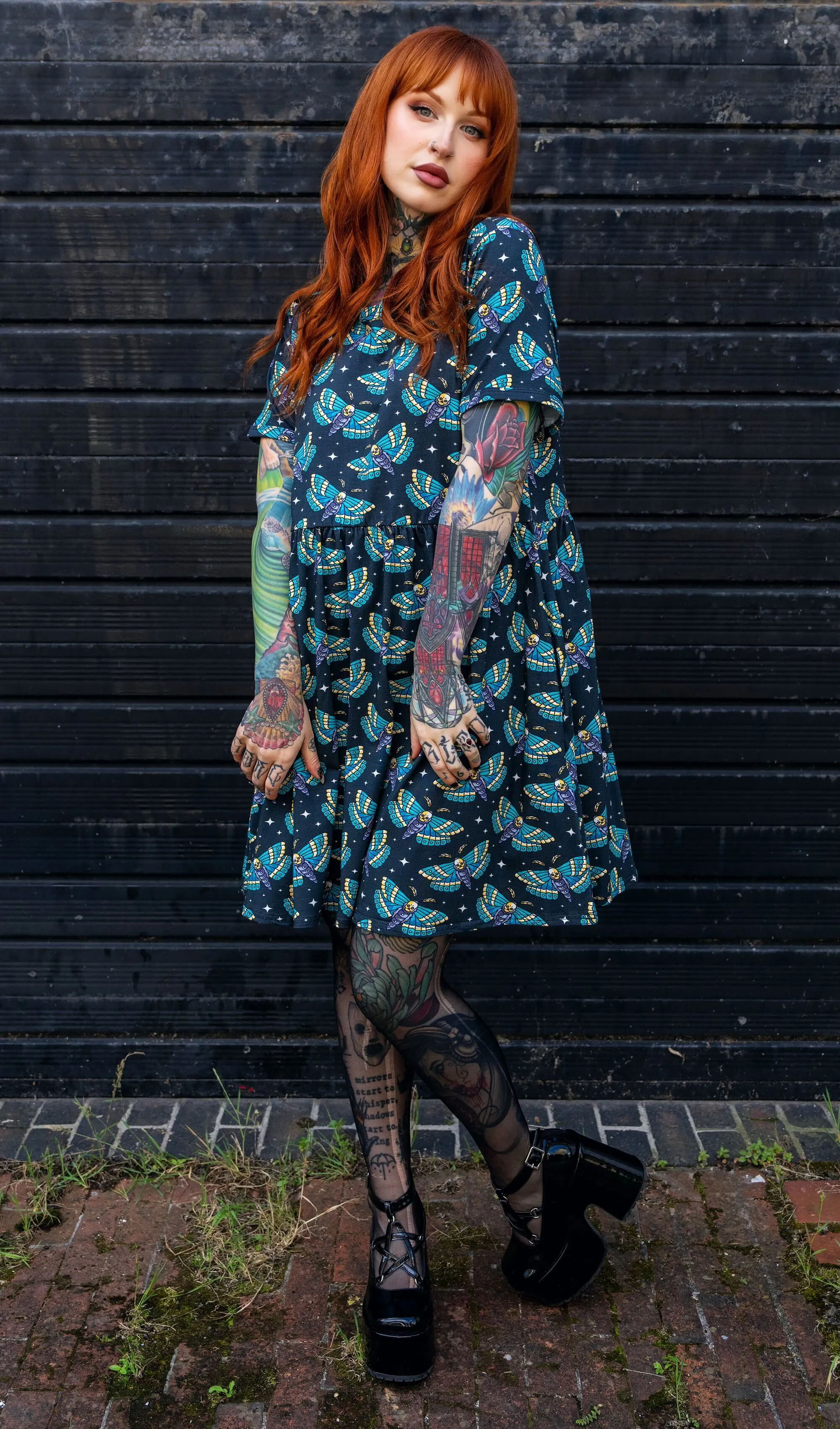 Moth Smock dress