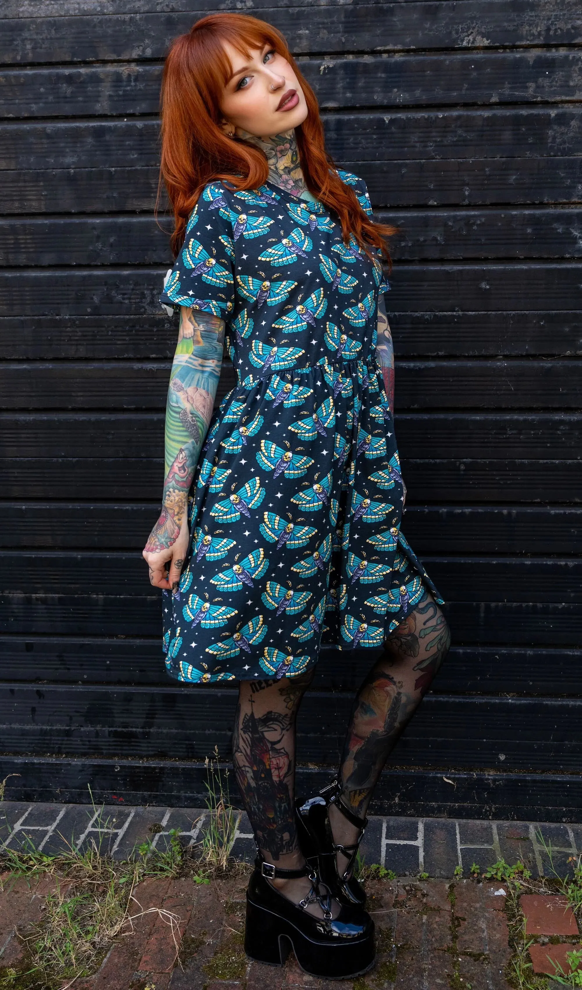 Moth Smock dress