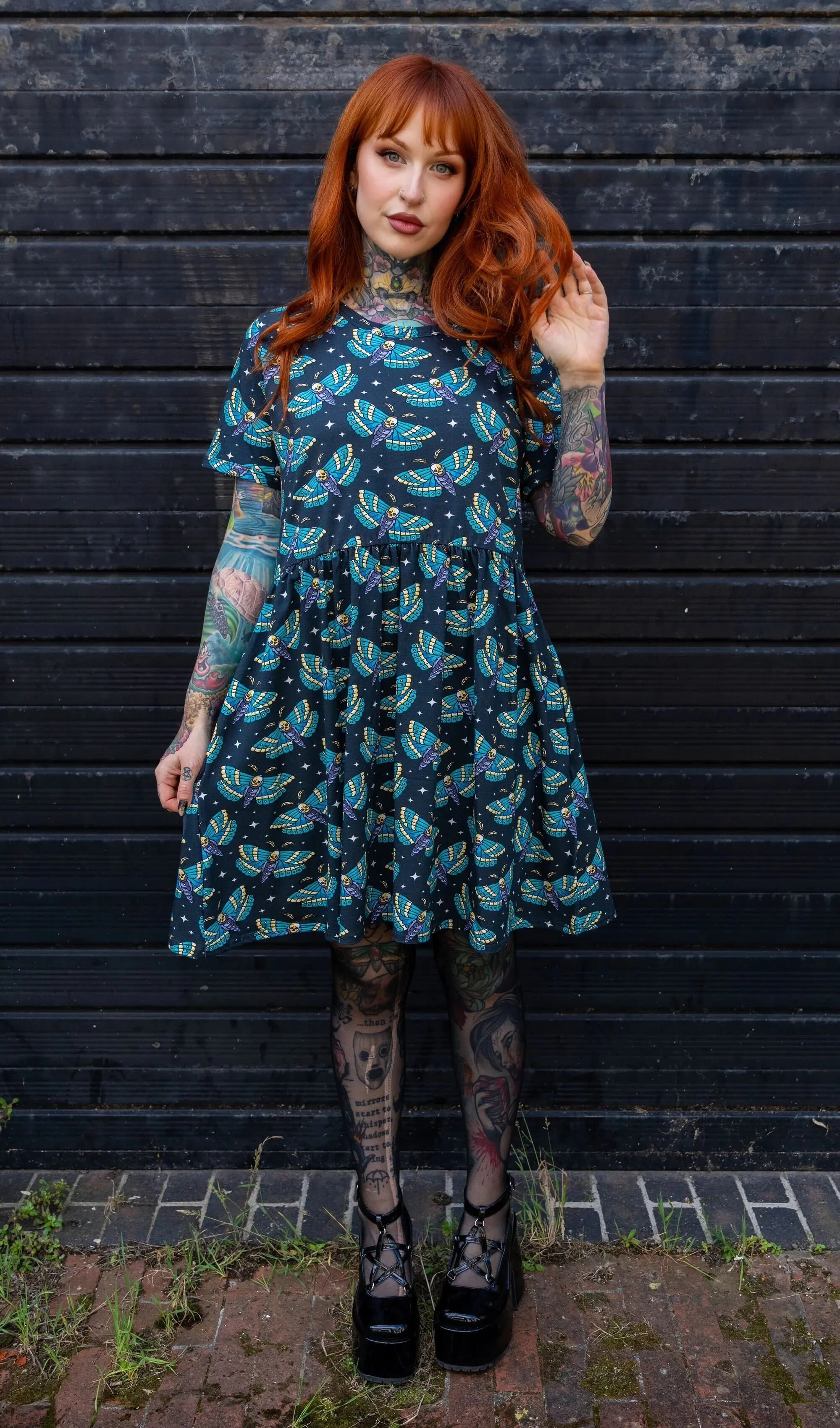 Moth Smock dress