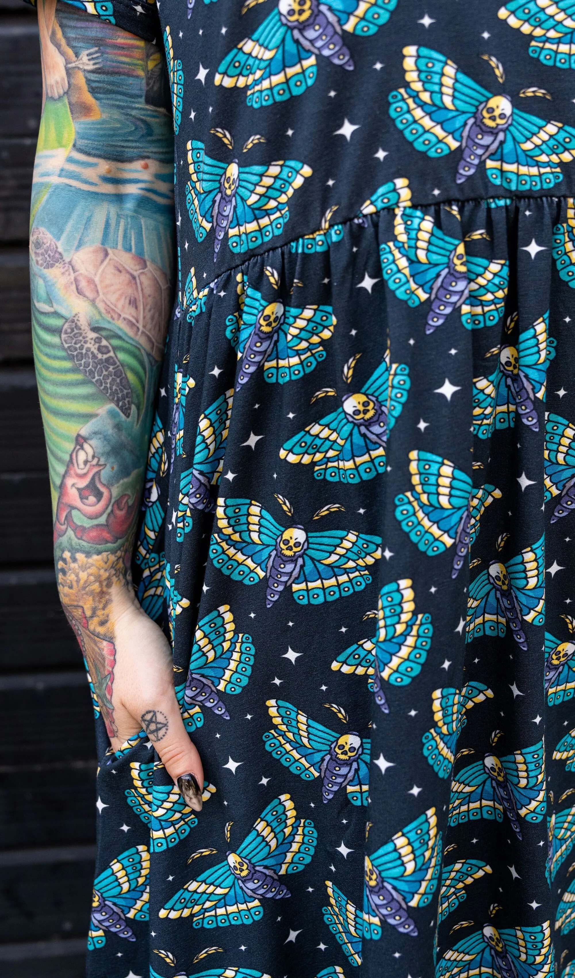 Moth Smock dress